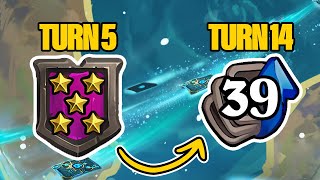 Going 5 on Turn 5 Leads to 39 Triples on Turn 14  Dogdog Hearthstone Battlegrounds [upl. by Lewse]