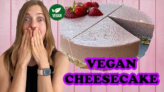 Az malzemeli yapımı kolay enfes VEGAN cheesecake tarifi Bitkisel Beslenmek [upl. by Lowrance551]