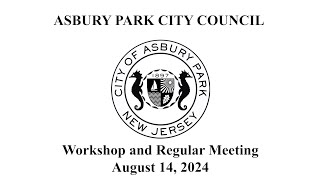 Asbury Park City Council Meeting  August 14 2024 [upl. by Marylin950]