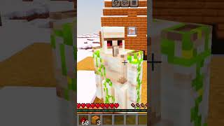 How Snow Golem Was made In Minecraft minecraft​ mclol​ minecraftshorts​ minecraftmysteries [upl. by Cha]