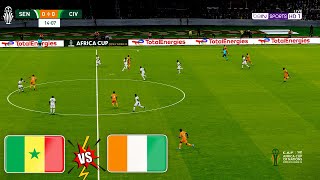 🔴SENEGAL vs COTE DIVOIRE LIVE 29 January 2024 ⚽ AFRICA CUP of NATIONS 2023 Round of 16 Gameplay [upl. by Berthoud]