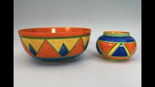 Clarice Cliff Original Bizarre Ware Items c192830 [upl. by Leff]