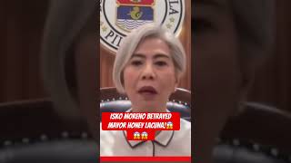 ISKO MORENO WALANG ISANG SALITA politics betrayal manila mayor honeylacuna iskomoreno [upl. by Berger]