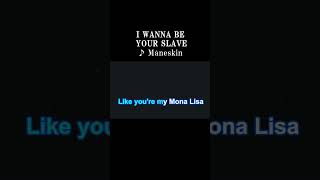 I WANNA BE YOUR ◯◯◯◯◯ karaoke onvocal iwannabeyour maneskin 2021 100millionsviews [upl. by Ranilopa682]