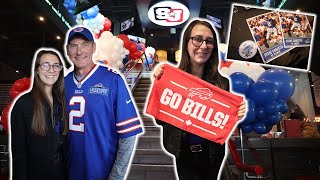 We went to the Buffalo Bills Canadian Watch Party at Shoeless Joes in Hamilton [upl. by Llertnek]