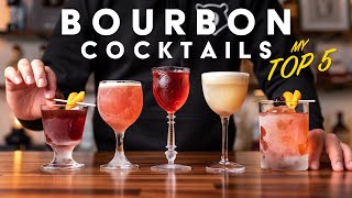 My TOP 5 bourbon cocktails that win every time [upl. by Ellenahc]