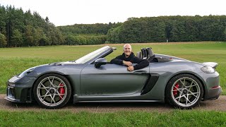 Driving The NEW Porsche 718 Spyder RS [upl. by Oralia]