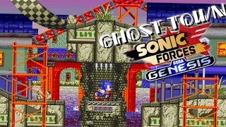 Sonic Forces  Ghost Town Sega Genesis Remix [upl. by Haidabez]