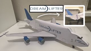 200 subs Papercraft Airigami B747 Dreamlifter [upl. by Rengaw997]