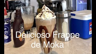 Como preparar 1 Frappe de moka ✌🏼😉 [upl. by Sekyere]