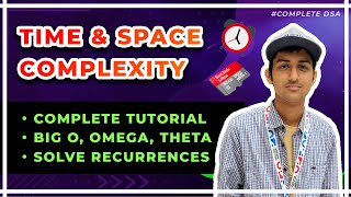 Time and Space Complexity COMPLETE Tutorial  What is Big O [upl. by Artened]