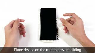 DRY  MilitaryShield Screen Protector Installation Video Instruction by ArmorSuit [upl. by Haroppizt]