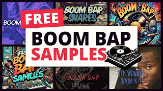 4000 Free Boom Bap Samples 1GB Free Boom Bap Drum Kits [upl. by Beitris]