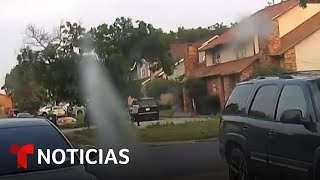 Buscan a pistoleros que atacaron una casa en San Antonio  Noticias Telemundo [upl. by Yoj]