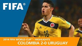 Colombia v Uruguay  2014 FIFA World Cup  Match Highlights [upl. by Kristine]