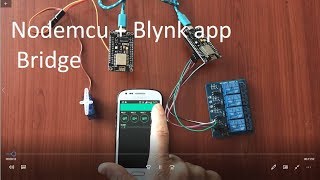 NodeMcu ESP8266  Blynk App  Bridge multiple devices [upl. by Linden]