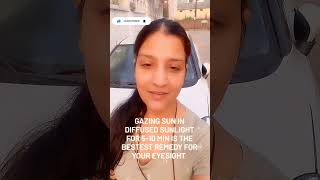 Sun gazing is best remedy for eyesight motivation yogaasana ytshorts yoga health youtubeshorts [upl. by Aniraad476]