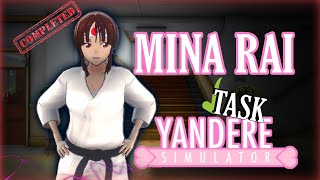 Mina Rais Task  Yandere Simulator Demo [upl. by Nibram]