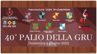 40° PALIO DELLA GRU  GRUGLIASCO TO  DOMENICA 4 GIUGNO 2023 [upl. by Dorrie885]