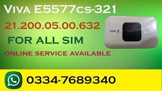 Viva E5577cs321 212000500632 Unlock full Bandwidth100  Working [upl. by Niatsirt]