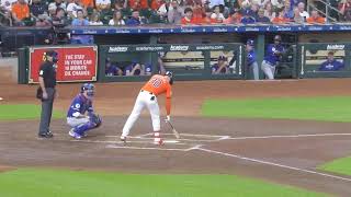 Kyle Tucker at bat home run Astros vs Rangers41224 [upl. by Burhans]