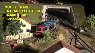 MODEL TRAINS  LA MALTERIE  LA CHAPELLE ST LUC  AUBE  FRANCE [upl. by Liponis]