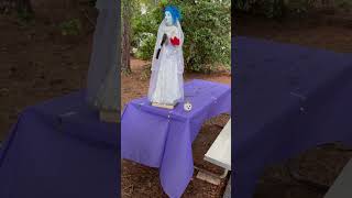 Our Haunted Mansion Decorations at Disney’s Fort Wilderness Campground hauntedmansion shorts [upl. by Rosalynd44]