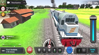 Indonesian Train Sim Game Android Gameplay Videos  Train Wala Game Download [upl. by Giacobo]