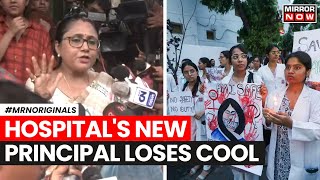 Kolkata Doctor News  If You Cant Kolkata Hospitals New Principal Loses Cool  Kolkata Case [upl. by Teressa279]