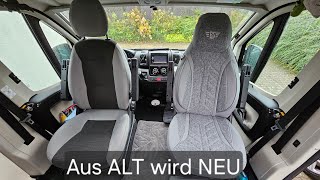 Sitzbezüge Fiat Ducato erneuern  Unsere Tipps und Erfahrungen [upl. by Acimak452]