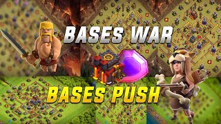 TOP 10 MELHORES LAYOUTS PARA CV 10  WAR amp PUSH  CLASH OF CLANS [upl. by Akilat]