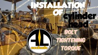 CAT 3176 ENGINEPAANO MAGINSTALL NG CYLINDER HEAD [upl. by Nelyk700]