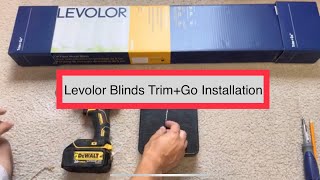 Step by step Levolor Trim and Go 2” Faux Wood Blind Installation Tutorial DIY TrimGo Process [upl. by Tehr212]