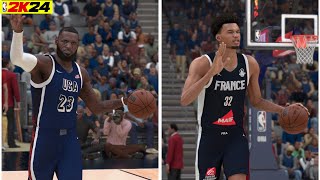 How to Play with Olympic Teams in NBA 2K24 🥇 [upl. by Artep]