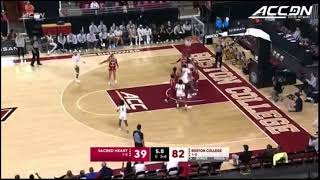 My big sister Tatum Greene with the step back jumper for the Boston College women’s basketball team [upl. by Lekcim144]