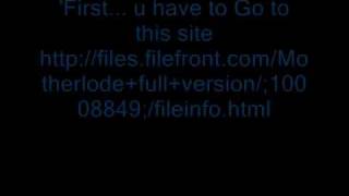 How to download motherload full version [upl. by Way]