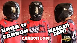 HJC RPHA 11 CARBON helmet Review magaan nga sya mga Lodi [upl. by Kelsey]