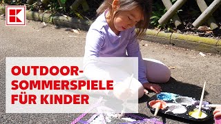 7 einfache Outdoorspiele für Kinder  Mamiblock amp FamilienMomente [upl. by Hairahs594]