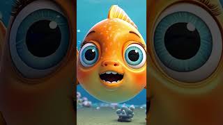 Tiny Fish Big Adventurebaby fish baby shark kids song nursery rhymes3D animation [upl. by Aniret]