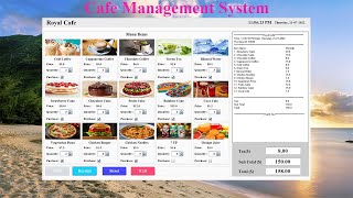 Cafe Management System Project  Java Swing  NetBeans [upl. by Fillender]