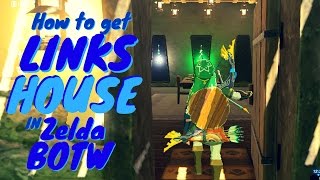 How to Get Links House in Zelda BOTW Hylian Homeowner [upl. by Yrgoerg]