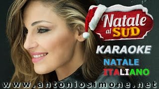 NATALE ITALIANO  ANNA TATANGELO  KARAOKE  BASE [upl. by Dempstor952]