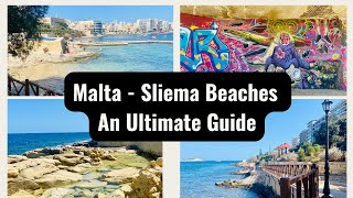 Sliema Beaches  An Ultimate Guide to Maltese City Beach Life [upl. by Nilam]