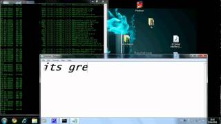 Making a fake virus on command prompt with green text [upl. by Nocaj]