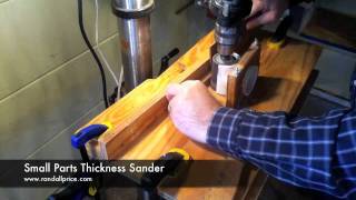 SMALL PARTS THICKNESS SANDER [upl. by Vincelette]