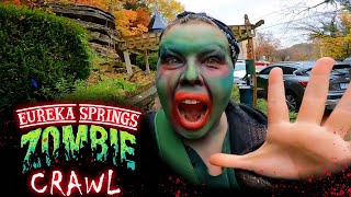 Eureka Springs Zombie Crawl 2022  Charitable Fun In The Ozarks [upl. by Nelleoj]