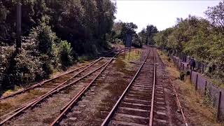 Dartmoor Railway Okehampton Station to Meldon Quarry Brake Van Ride August 2019 [upl. by Aynav]