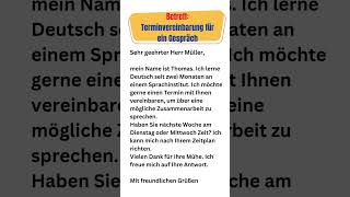 EMails auf Deutsch schreiben Tipps und Tricks  shorts germanforbeginners [upl. by Eisenberg]