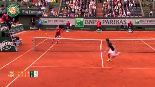 Roland Garros 2014 Friday Highlights Raonic Simon [upl. by Lebaron]