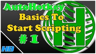 AutoHotKey Tutorial 1 The Basics to start writing scripts [upl. by Artemus753]